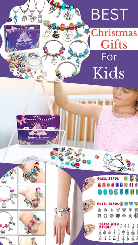 DIY Christmas Gifts For kids - GILI Friendship Bracelet Making Kits Friendship Bracelet Making, Diy Christmas Gifts For Kids, Bracelet Making Kit, Mermaid Crafts, Jewelry Making Kits, Crafts For Girls, Christmas Birthday Gifts, Toy Craft, Best Christmas