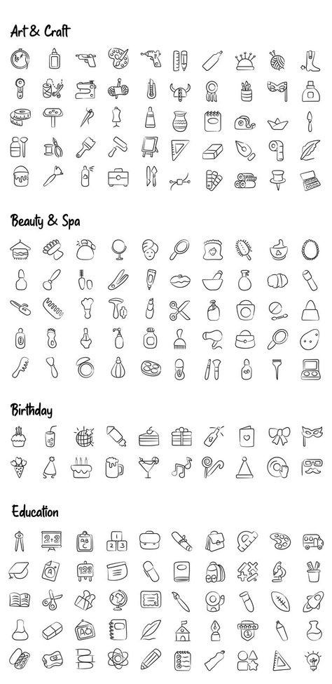 1100+ Flat Hand Drawn Icons Set of colored flat hand drawn icons Diy Nails Easy, Drawn Icons, Web Design Mobile, Hand Drawn Icons, Doodle Icon, Sketch Notes, Stitch Book, Sketch Inspiration, Personalized Embroidery