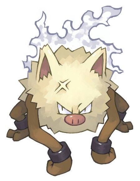 Primeape Primeape Pokemon, Elesa Pokemon, Original 151 Pokemon, 150 Pokemon, Gen 1 Pokemon, Pokemon Rpg, 151 Pokemon, Pokemon Painting, Pokemon Team