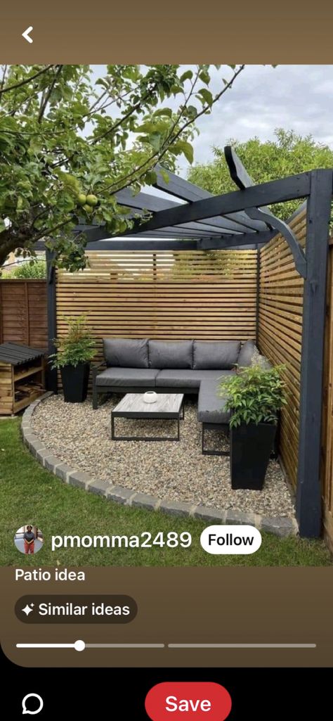 Corner Garden Seating, Small Garden Oasis, Small Garden Pergola, Parrilla Interior, Garden Ideas Uk, Corner Pergola, Garden Seating Area, Pergola Ideas, Patio Deck Designs