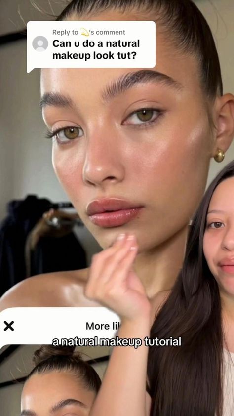 Everyday Makeup Olive Skin, Everyday No Makeup Look, No Bronzer Makeup Look, Makeup For Beginners Tutorial, No Eye Makeup Look, No Lash Makeup Look, No Eyelashes Makeup Look, Simple Makeup Tips Natural Looks, No Makeup Looks Natural