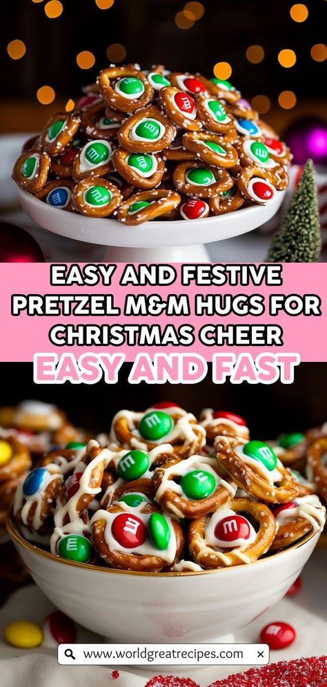 Pretzel Hugs M&ms Christmas Treats, Pretzel With M&m, Pretzel M&m Cookies, Pretzel M&m, Xmas Pretzel Treats, Chocolate Pretzel Recipe, Christmas Pretzel Recipes, Pretzel Hugs M&ms, Pretzel M&m Treats