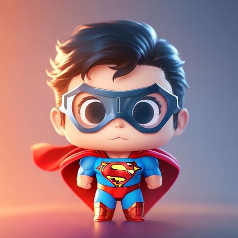 We have created this Miniature 3D art using AI of Superman from DC comics Superman 3d, Superman Wallpaper, Cartoon N, St Valentin, Cute Chibi, Marvel Dc Comics, Marvel Art, Cartoon Wallpaper, Hulk