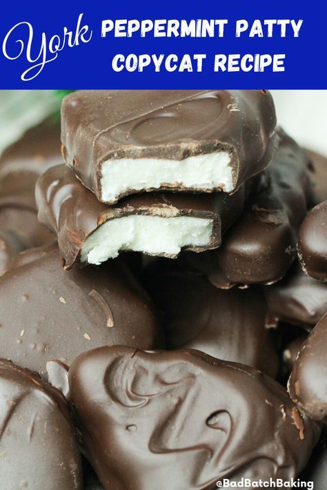 Sees Copycat Recipes, York Mint Patties, Peppermint Patties Recipe, Tempered Chocolate, Peppermint Patty Recipe, Homemade Peppermint Patties, Batch Baking, Patty Recipe, York Peppermint Patty