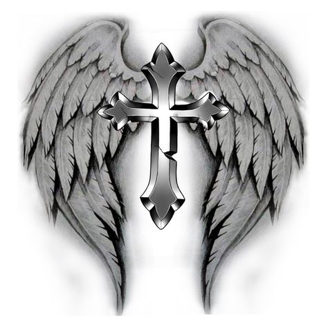 Cross With Wings Tattoo, Cross With Wings, Wing Tattoo Designs, Flash Sheet, Tattoo Flash Sheet, Wings Tattoo, Tattoo Flash, Flash Tattoo, Tatting