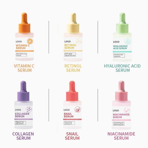 Vitamin Packaging Design, Serum Packaging Design, Natural Face Serum, Skincare Ads, Serum Vitamin C, Oil Packaging, Serum For Face, Cosmetic Packaging Design, Professional Skin Care Products