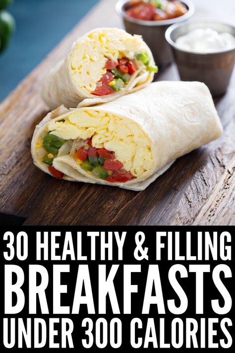 Breakfast Ideas Healthy Clean Eating, Menu Sarapan Sehat, Plats Healthy, High Protein Vegetarian Recipes, Low Calorie Breakfast, Under 300 Calories, Healthy Wraps, Low Calorie Meals, Breakfast Ideas Healthy