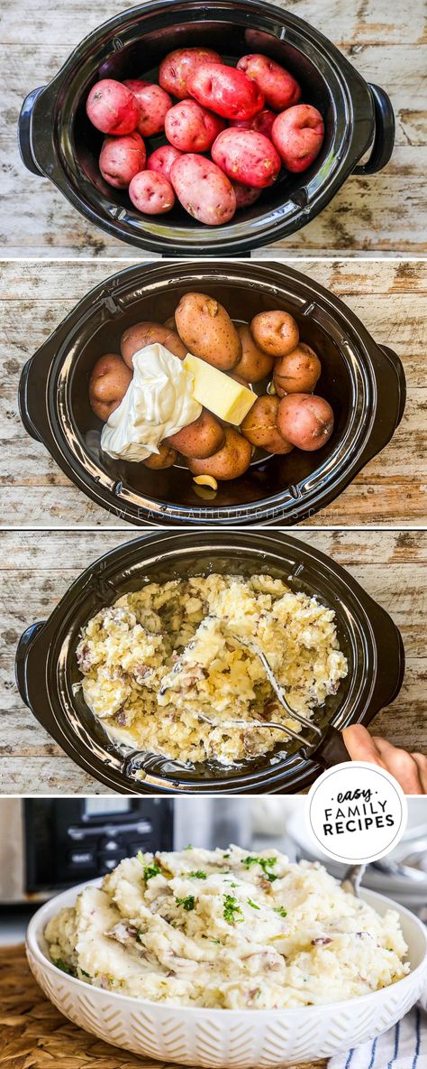 Easy Crock Pot Mashed Potatoes, Homemade Mashed Potatoes Crock Pot, Smashed Potatoes Crockpot, Mashed Potatoes In The Crockpot, Mashed Potatoes Recipe Crock Pot Easy, Mashed Potatoes Crockpot Easy, Mashed Potatoes Recipe Slow Cooker, Crockpot Potatoes Mashed, Crock Pot Mashed Potatoes Recipe Easy