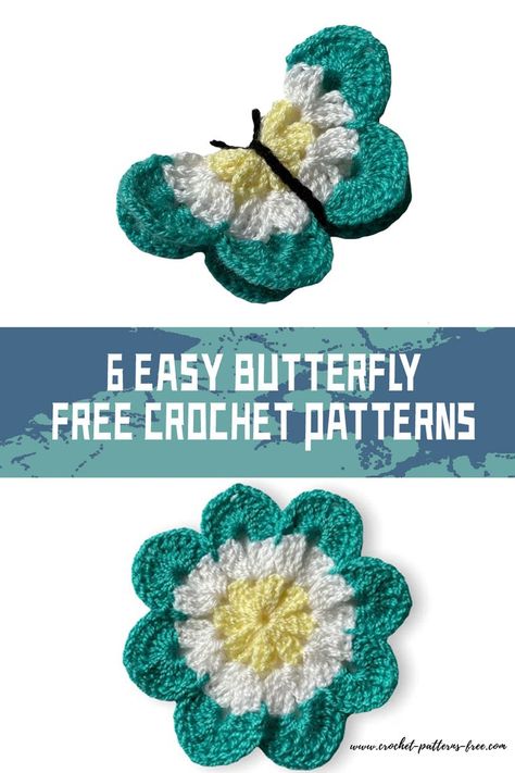 #freecrochetpatterns #crochetButterfly From whimsical appliques to elegant shawls, these patterns offer a range of projects suitable for crocheters of all skill levels Free Crochet Butterfly Pattern, Easy Crochet Butterfly, Crochet Butterfly Free Pattern, Easy Butterfly, Butterfly Fairy Wings, Crochet Butterfly Pattern, Flowers Easy, Crochet Flowers Easy, Knitting Paterns