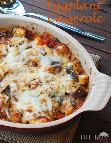 Eggplant Casserole | Healthy Recipes Blog #eggplant #casserole #healthy Eggplant Pie, Cheesy Eggplant, Cheese Substitute, Casserole Vegan, Eggplant Casserole, Casserole Healthy, Easy Eggplant, Healthy Casserole Recipes, Eggplant Recipe