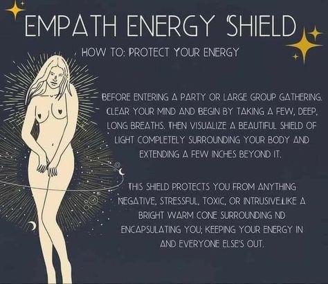 Empath Energy, Energy Shield, Art Spirituality, Intuitive Empath, Protect Your Energy, Witch Spirituality, Spiritual Journals, Witch Spell Book, Energy Healing Spirituality