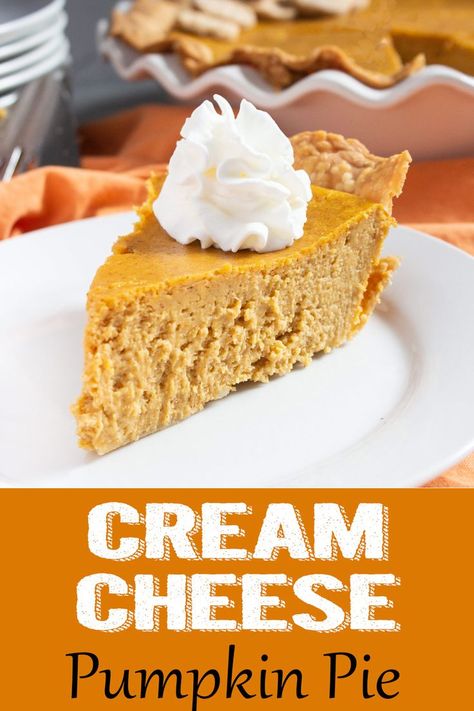 Pumpkin Fluff Pie Recipe, Cream Cheese Pumpkin Pie, Cheese Pumpkin Pie, Hosting Recipes, Cream Cheese Pie Recipes, Cream Cheese Pumpkin, Pumpkin Cream Pie, Cheese Pie Recipe, Best Pumpkin Pie Recipe