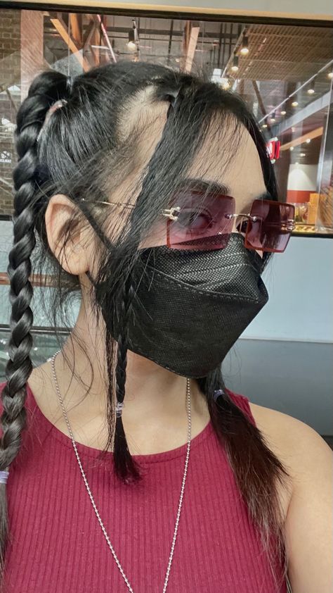 Dust Masks, Gas Masks, Hair Wrap, Selfies, Mask, Hair Styles, Like Button, Hair, Anime