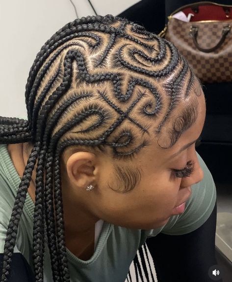 Best Cornrow Hairstyles, Hair Braid Designs, Hair Braid Patterns, Hairstyles For Ladies, Braided Hairstyles For Black Women Cornrows, Feed In Braids Hairstyles, Beauty Culture, Cute Braided Hairstyles, Braided Cornrow Hairstyles