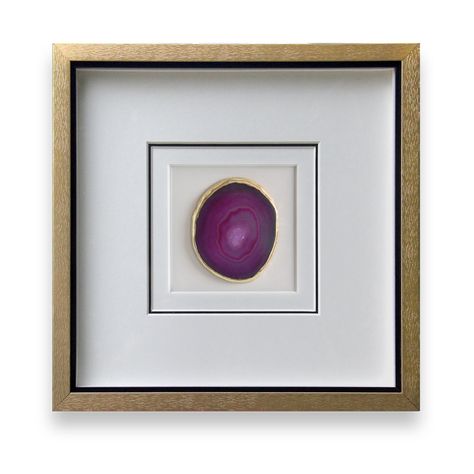 Agate Art, Stone Wall Art, Wall Frames, Artist House, Agate Slice, Mirror Art, Shadow Boxes, Pictures To Paint, Stone Wall