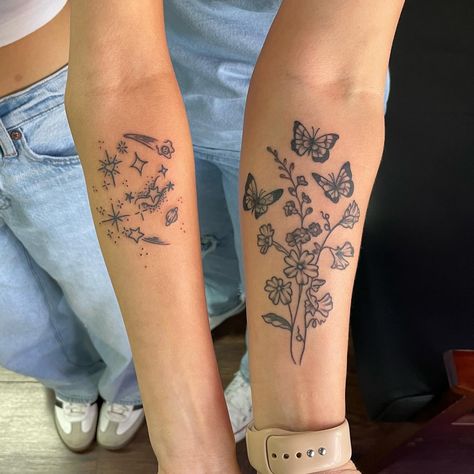 Floral 🍃🌸🌞 Thank you so much to everyone who gets tattooed; I’m endlessly grateful. (first picture is partially healed, last one is all settled in) Regrowth Tattoo, May 23, Last One, Thank You So Much, One Pic, Savannah, Savannah Chat, Healing, Thank You