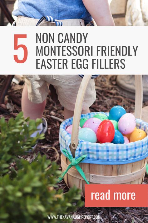 Easter is almost here and these five Montessori friendly non-candy Easter Egg filler ideas are perfect for young toddlers. Forget cheap throw away options and opt for something more intentional and long lasting Easter Egg Filler Ideas, Egg Filler Ideas, Montessori Easter, Natural Learning, Filler Ideas, Egg Fillers, Easter Egg Fillers, Montessori Method, Healthy Easter