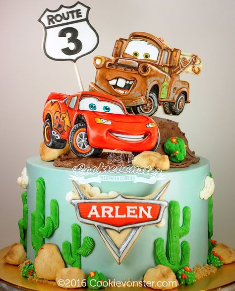 Lightning Mcqueen Cake, Cars Theme Cake, Mcqueen Cake, Cake Designs For Kids, Cars Birthday Cake, Disney Cars Party, Disney Cars Birthday, Cars Birthday Party Disney, Car Birthday Theme