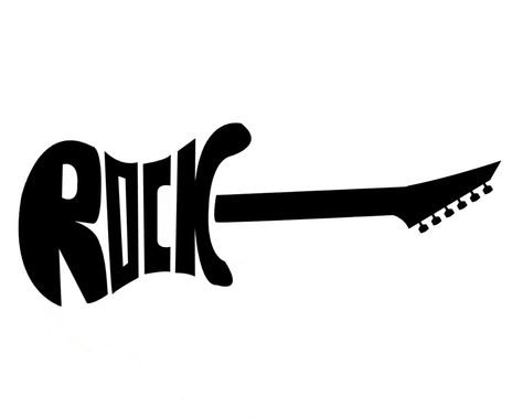 Rock And Roll Drawings Easy, Rock Drawings Music, Rock And Roll Drawings, Band Shirt Ideas, Music Graffiti, Father's Day Activities, Dibujo Simple, Rock N Roll Art, Music Drawings