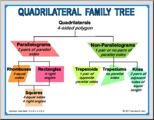 Family Tree Poster Ideas, Poster For School, Family Tree Worksheet, Shapes Poster, Family Tree Poster, Math Charts, Tree Poster, Math Anchor Charts, Math Poster