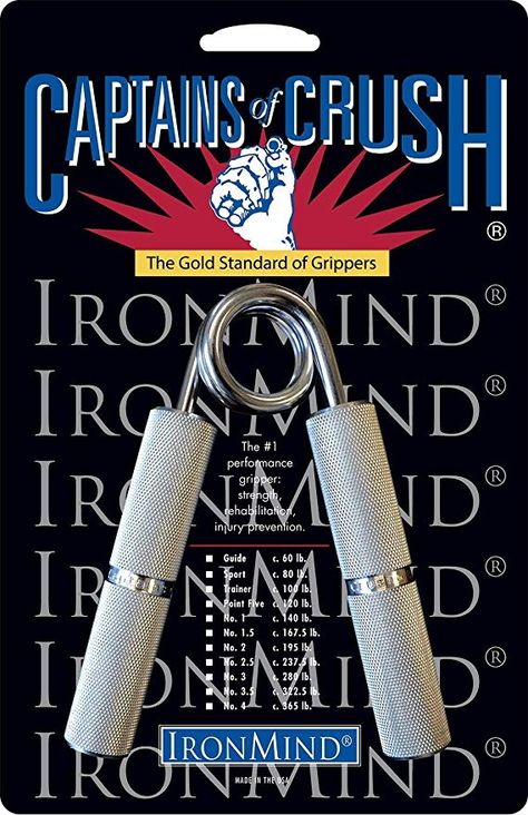 IronMind - Captains of Crush hand grippers (CoC No. 1.5 c. 167.5 lb 76kg): Amazon.co.uk: Sports & Outdoors