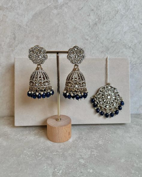 Emaan Jhumka and Tikka Set Check it out link in bio! . . . #desijewelry#jhumkas#jhumkaandtikka#fyp#eidshopping#eidjewelry Desi, Instagram