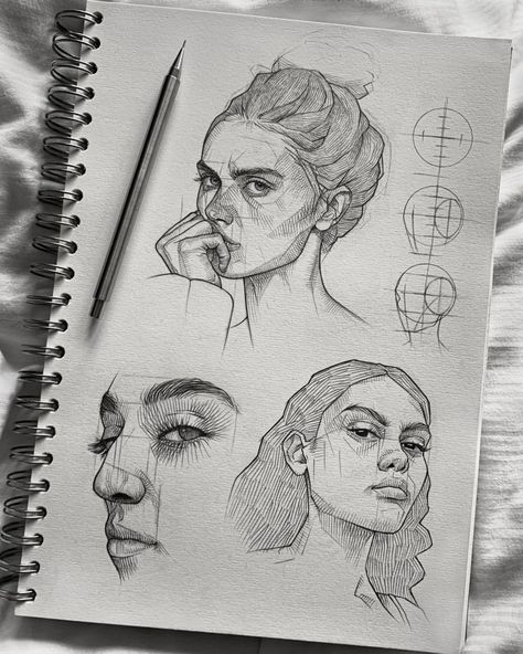 𝑱𝑨𝑪𝑲 on Instagram: “I love drawing 3/4 view! I find it a lot more interesting than face on🤷‍♂️ do you have a preferred angle? • Feel free to follow my art…” Gcse Art Sketchbook, Best Friend Drawings, I Love Drawing, Canvas Painting Tutorials, Sketchbook Drawings, Face Sketch, Love Drawing, Color Pencil Art, Anatomy Art