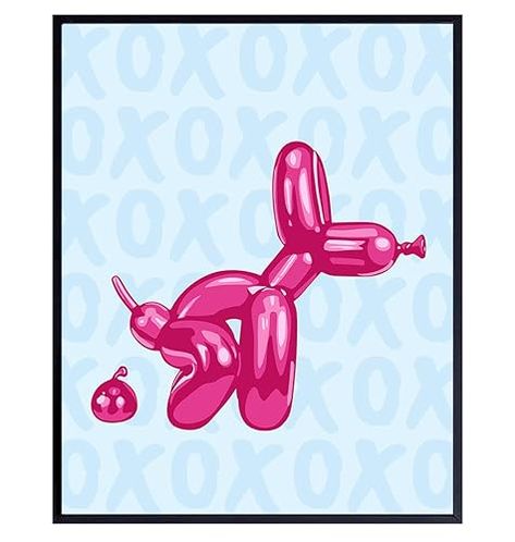 Cute Aesthetic Room Decor, Cute Aesthetic Room, Modern Bathroom Wall Art, Blue Bathroom Walls, Funky Bathroom, Pink Bathroom Decor, Minimalist Modern Art, Preppy Room Decor, Pop Art Posters