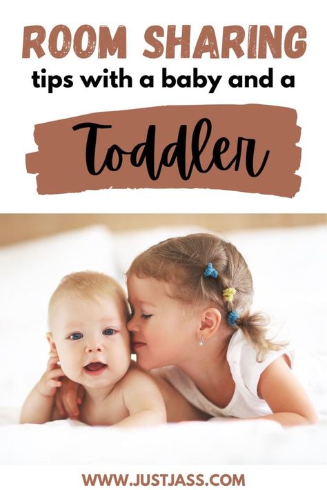 Room Sharing Tips With A Baby And Toddler - Just Jass Baby And Toddler Shared Room, Room Sharing, Toddler And Baby Room, Shared Nursery, Embryo Adoption, Kids Rooms Shared, Toddler Hacks, Newborn Room, Toddler Discipline