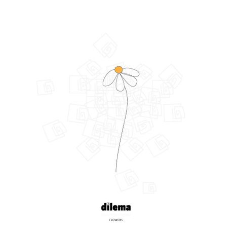 love love love Simple Daisy Tattoo Outline, Daisy Tattoo Outline, Tattoo Simple Flower, Simple Daisy Tattoo, Simple Flower Outline, Flower Outline Tattoo, Colored Doodles, Daisy Flower Drawing, Hipster Doodles