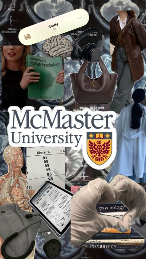 Mcmaster University, Vision 2025, Life Goals, Psychology, Vision Board, University, Human, Quick Saves