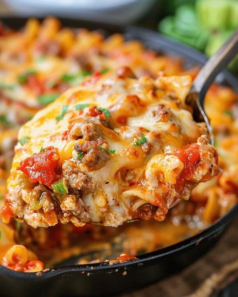 Cheesy Casserole Recipes Ground Beef, Beef Lombardi Casserole Southern Living, Lombardi Casserole, Outback Potato Soup, Beef Lombardi, Cheesy Casserole Recipes, Mushroom Ravioli, Parmesan Cream Sauce, Baked Potato Casserole