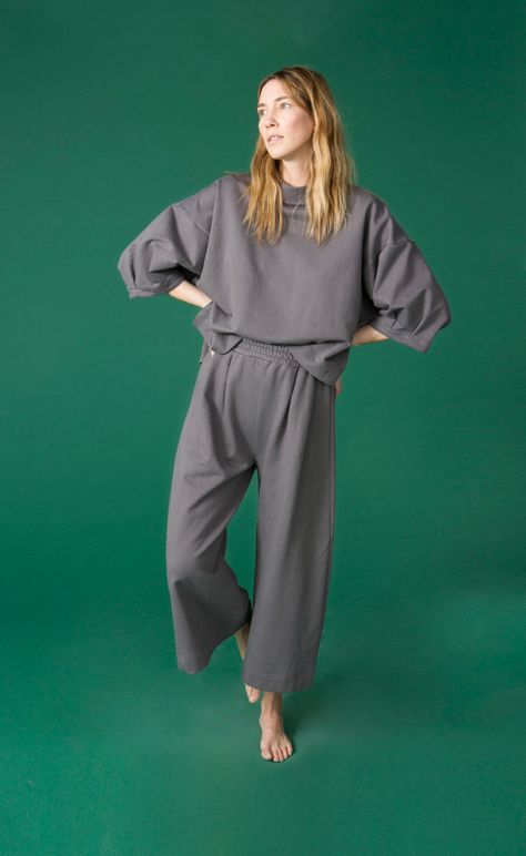 Ilana Kohn, Clothing And Textile, Textile Design, French Terry, Rib Knit, Made In Usa, Lookbook, Fall Winter, Jumpsuit