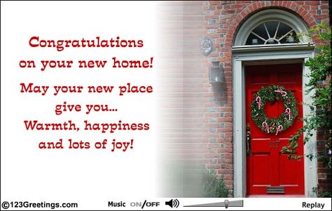 Congrats on your new home Kit, and Trish. House Warming Quotes Thoughts, Congrats On Your New Home Message, Congratulations On Your New Home Quotes, House Cleansing Prayer, New Home Messages, Congrats On Your New Home, Housewarming Wishes, Welcome Home Cakes, New Job Quotes