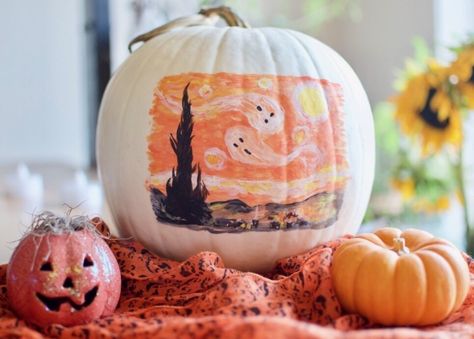 Cute Painted Pumpkin Ideas, Halloween Pumpkin Crafts, Creative Pumpkin Painting, Creative Pumpkin Decorating, Pumpkin Decorating Contest, Days Until Halloween, Pumpkin Painting Ideas, Halloween Pumpkin Designs, Halloween Pumpkins Painted