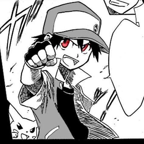 Calem Pokemon, Red Pokemon, Pokemon Trainer Red, Madara Wallpaper, Pokemon Manga, Red Trainers, Pokemon Red, Red Icons:), Pokemon Fan Art