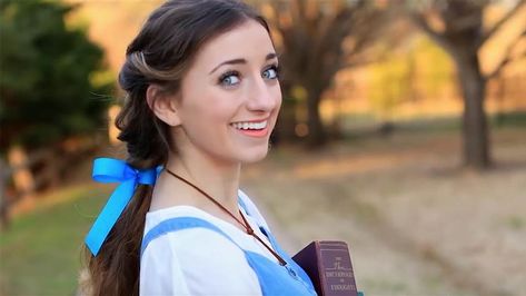 Be our guest and try this Belle from “Beauty and the Beast” Halloween hair tutorial Easy Halloween Hair, Beauty And The Beast Halloween, She Quotes Beauty, Belle Hairstyle, Belle Beauty And The Beast, Sport Hair, Be Our Guest, Belle Beauty, Social Determinants Of Health