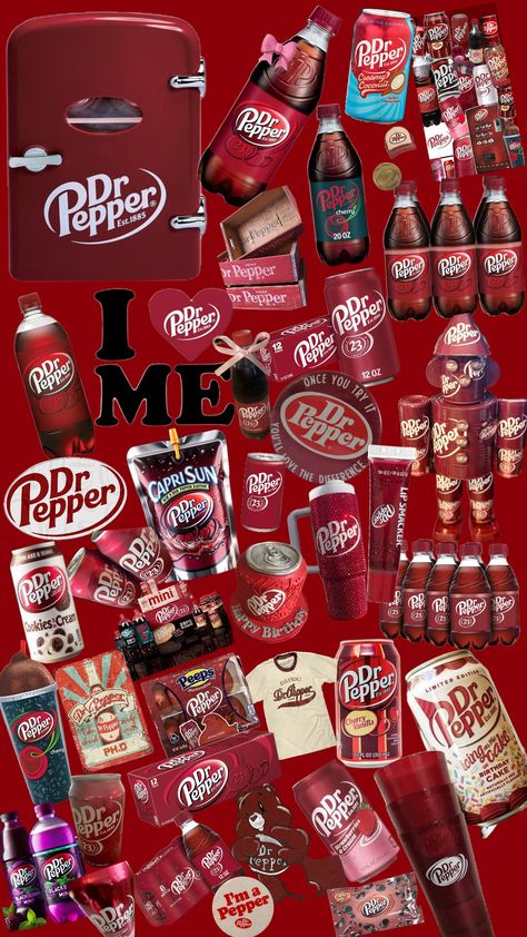 DR PEPPER Dr Pepper Stanley, Dr Pepper Stuff, Dr Pepper Aesthetic, Doctor Pepper, Red Backgrounds, Icarly And Victorious, Diet Dr Pepper, Best Fast Food, Dr Pepper Can