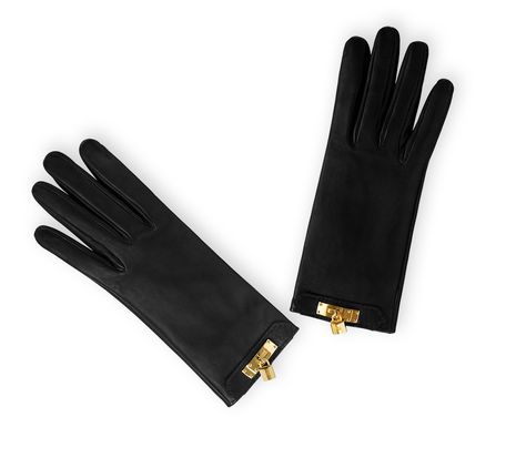 Hermes Gloves, Hermes Products, Hermes Clothes, Hermes Leather, Ladies Gloves, Gloves Fashion, Hermes Accessories, Cashmere Fabric, Black Gloves