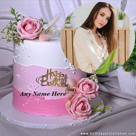 Birthday Cake With Name And Photo edit - birthdayphotoframes.com Birthday Cakes With Names Edit, Happy Birthday With Name And Photo, Birthday Wishes With Name And Photo Edit, Birthday Cake Name Edit, Birthday Cake With Name And Photo Edit, Happy Birthday Cakes For Women, Cake Name Edit, Birthday Cake With Name Edit, Happy Friendship Day Photos