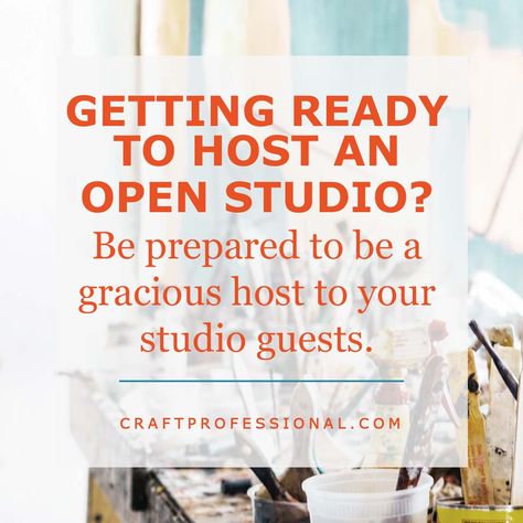 How To Open An Art Gallery, Open Art Studio, Open Art Gallery, Acrylic Paint Storage, Art Picnic, Working Artist, Selling Crafts Online, Art Studio Space, Christmas Open House