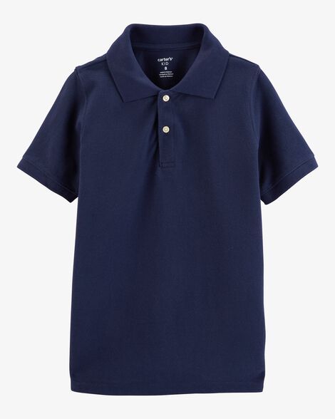 A timeless favorite from season to season, this piqué polo keeps its same classic look after each wash. Carter Kids, Uniform Pants, Free Shoes, Twill Shorts, Pique Polo Shirt, Boys Top, School Days, Shop Clothing, Classic Looks