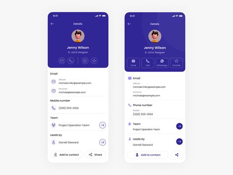 Profile details screen UI design Profile Screen Mobile Ui, Profile Page Ui Mobile, Profile Ui Mobile, Profile Ui Design, Profile Ui, App Design Layout, Mobile App Design Inspiration, Web Ui Design, App Design Inspiration