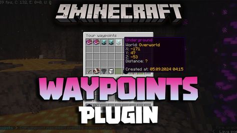 Waypoints Plugin (1.21.1, 1.20.1) - Always Find Your Way Back Home Find Your Way Back, Minecraft Seed, Map Minecraft, Underground World, Way Back Home, The Mimic, Map Maker, Witch Trials, How To Play Minecraft