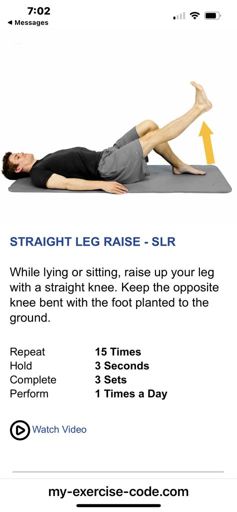 Straight Leg Raise, Leg Raise, Leg Raises, Watch Video, Hold On, Straight Leg