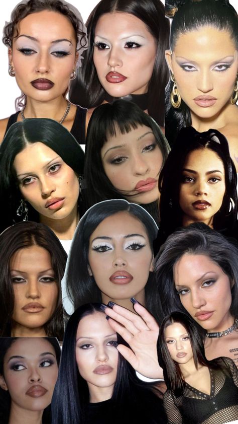 1999 Makeup Trends, 1996 Makeup, 1999 Makeup, Scorpio Rising, 90s Makeup, Makeup Trends, Maquillaje De Ojos, Makeup Looks, Makeup