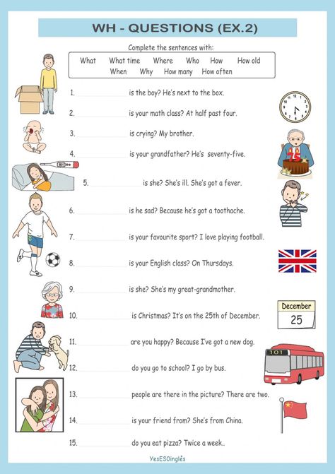 Question Words Worksheet Grade 2, Forming Questions Worksheet, Question Words Activities, English Worksheets For Grade 5, English For Grade 3 Worksheets, Question Words, There Is There Are, English Worksheet, Grammar For Kids