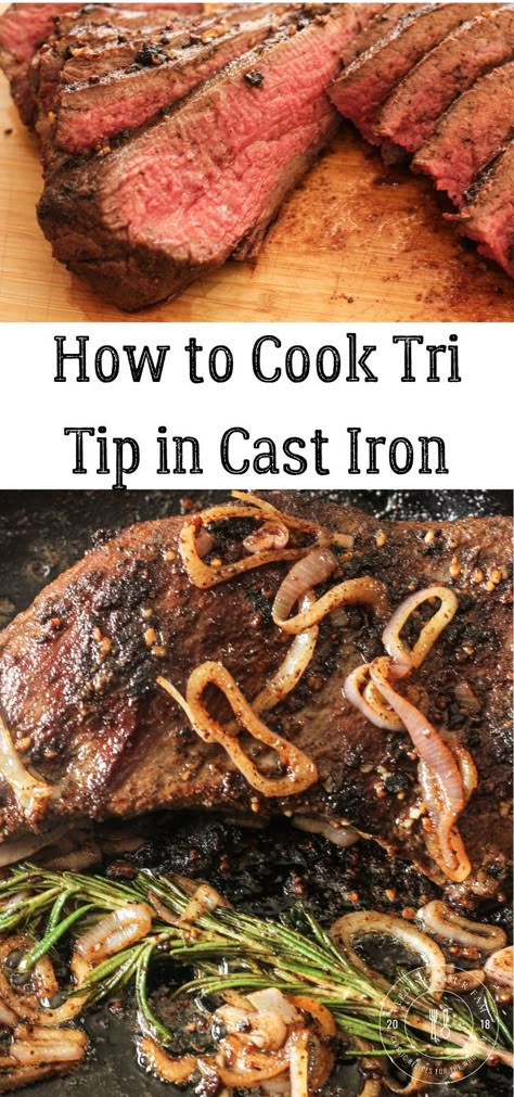 Tip Steak Recipes, Bottom Round Roast Recipes, Tritip Recipes, Tri Tip Steak Recipes, Bottom Round Roast, Tri Tip Roast, Tri Tip Steak, Cooking Tri Tip, Beef Tri Tip