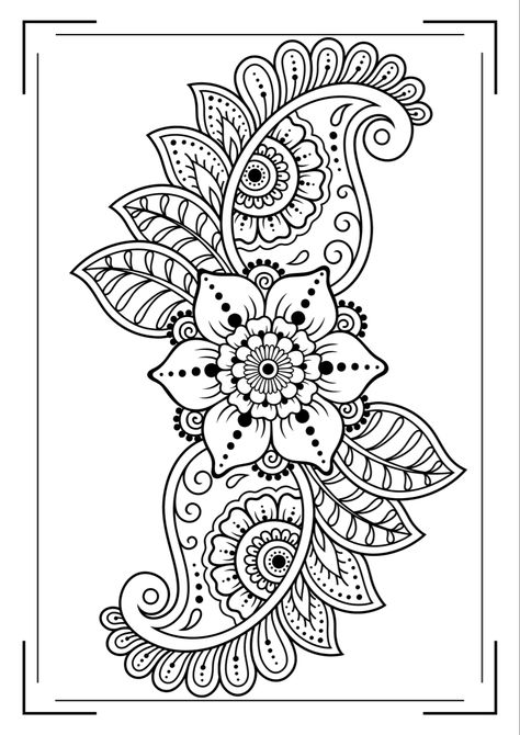 Handbuilding Pottery, Tattoo Wings, Mehndi Flower, Turtle Coloring Pages, Flower Pattern Drawing, Mandala Animal, Desain Quilling, Mandala Patterns, Mandala Art Therapy