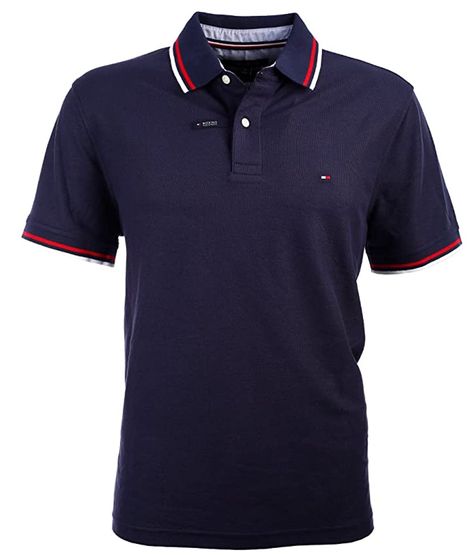 PRICES MAY VARY. 100% Cotton Button closure Machine Wash Tommy Hilfiger Striped Collar Polo Shirt Performance Pique Tommy Hilfiger is one of the hottest growing brands in high-end fashion. This stylish polo is guaranteed authentic, made with high-quality textiles that make it a perfect fit. Polo Tommy Hilfiger Men, Tommy Clothes, Tommy Hilfiger Polo Shirt Men, Tommy Hilfiger Store, Latest Clothes For Men, Tommy Hilfiger Polo Shirt, Collar Polo Shirt, Mens Clothing Store, Tommy Hilfiger Logo